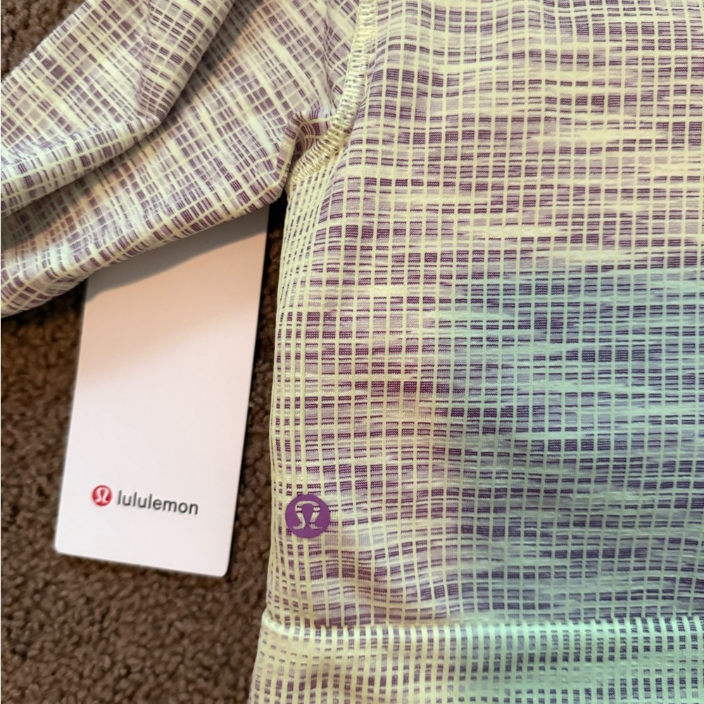 lululemon Ebb to Street Multicolor Long Sleeve NWTs sz 12
